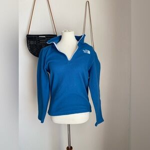 The North Face Blue Pullover Fleece Sweater, Size Small